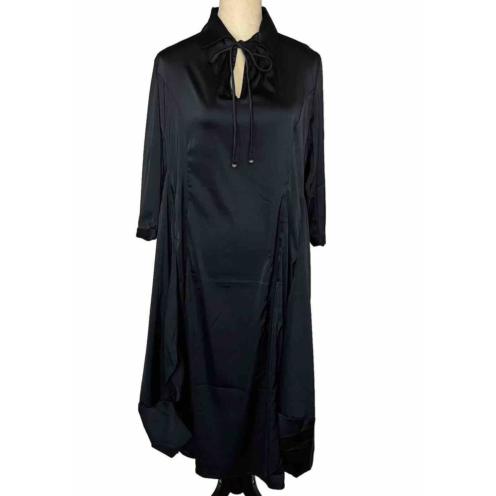 Rareism Drella Navy Designer Dress Small Quiet‎ Luxury